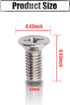 8 PCS Braking Disc Rotor Screws Kit, Stainless Front Rear Braking Set Bolts, Suitable for Honda Hyundai and Kia Models Best Alternative to Mazda (...