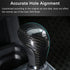 ABS Carbon Fiber Gear Shift Knob Head Cover Trim Interior Moulding Decoration Sticker Accessories Fit for Toyota Highlander 2014-2019...