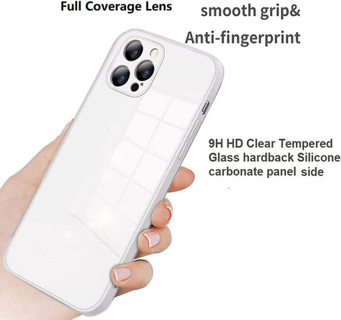 Case for iPhone 12 Pro Max Case, for iPhone 12 Pro Max Cases with Full Camera Lens Back,Protector Phone,Tempered Glass Quality,Silm Covers 6.7" Wh...