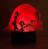 3D Cute Pug Dog Night Light Remote Control Power Touch Table Desk Optical Illusion Lamps 16 Color Changing Lights Home Decoration Xmas Birthday Gi...