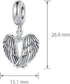 Guardian Angel Spread Wings and Soar Charm Compatible with Pandora Charms Bracelets...
