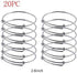 Serdokntbig Yumei Jewelry Adjustable Wire Blank Bangle Bracelet for Womens DIY Jewelry Making,2.6 Inch,Pack of 20...