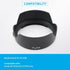 Camera Lens Hood Shade, Dedicated Bayonet Mount Hood Compatible for Canon RF 50mm f/1.8 STM Lens for R100 R50 R10 R7 R6 Mark II R6 R5 RP R Replace...