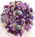 Approx X 400 Jewelry Making Beads Mix Starter Kit for Beginners in Purple Gold & Green Jewelry Findings...