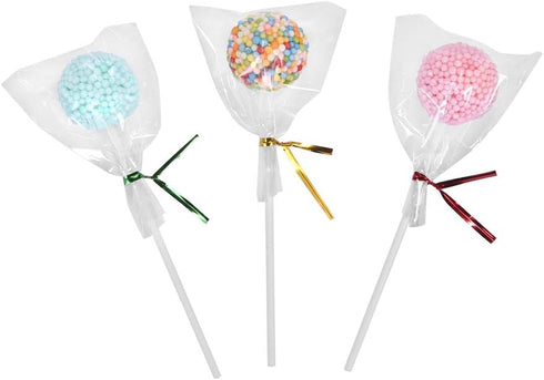 400 Clear Treat Cello Bags and Ties 3x4 for Lollipop Cake Pop Candy Buffet Chocolate Cookie Wedding Supply (3'' x 4'')...