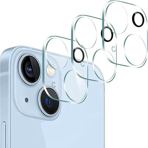 3PCS Rear Back Camera Lens Protector Tempered Glass for iPhone 15/15 Plus - HD Clear Full Coverage Guard...