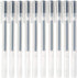 MUJI Gel Ink Ballpoint Pen Cap Type 10-Pieces Set, 0.5 mm Nib Size, Black...