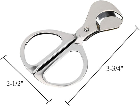 Cigar Scissors Cutter, Stainless Steel Guillotine Double Blade Straight Cut Scissors Cigar Accessories for Cigars...