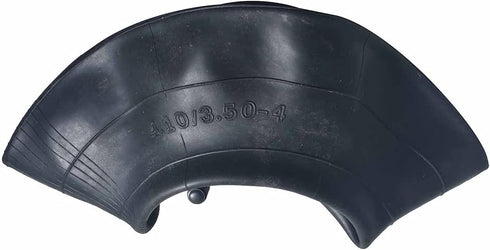 4.10 3.50-4" Inner Tube Tire with TR87 Bent Metal Valve Stem for 410/350-4 Wheel Hand Trucks, Dollies, Wheelbarrows, Lawn Mowers, Trailers and Mor...