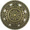 Bezelry 12 Pieces Lacework Pattern Metal Shank Buttons. 22mm (7/8 inch) (Antique Brass)...