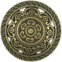 Bezelry 12 Pieces Lacework Pattern Metal Shank Buttons. 22mm (7/8 inch) (Antique Brass)...