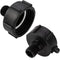 275 330 Gn IBC Tote Fittings Food Grade Water Tote Hose Adapter IBC Tote Tank Connector Tote Valve Fitting Drain Adapter 2" Coarse Thread X 3/4" M...