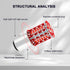 4Pcs 1157 LED Bulb, Super Bright LED Backup Reverse Lights,12V Flashing Strobe Blinking Brake Lights 1157 2057 2357 7528 BAY15D LED Bulbs with Pro...