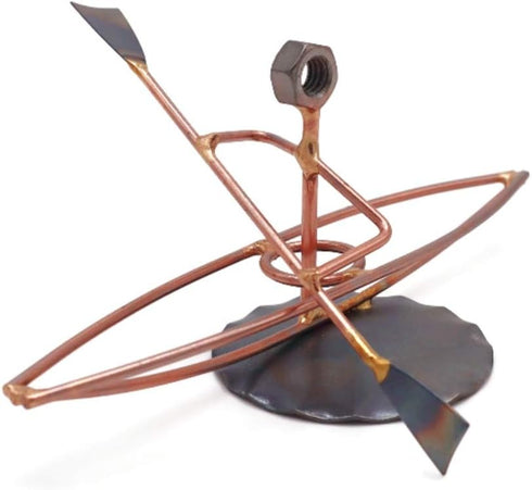 Kayak Collectible Handmade Metal Art Figurine, Desk Accessories, Trophy, Boss Gift, Office Décor, Water Craft...