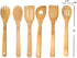 Home Basics 6 Piece Bamboo Kitchen Cutlery Tool Set, Natural, 2.5 x 12 x 0.25...