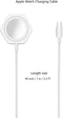 Short Watch Charger Compatible with Apple Watch Charger, USB C Cord Wireless Charging Compatible for iWatch 9/8/7/6/SE/5/4/3/2 (40inch/3.3FT/1M) W...