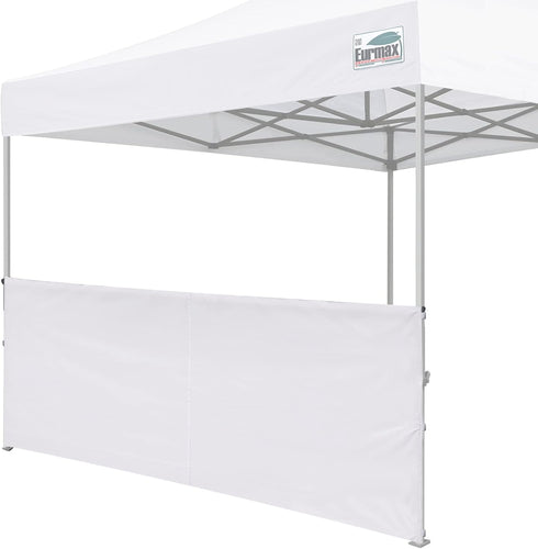 Eurmax Instant SunWall for 10x10 Pop up Canopy, Canopy Half Walls, Outdoor Instant Canopies,Canopy Tent Sidewalls,1 Pack Half Sidewall Only?White?...
