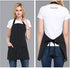 Somotersea Kitchen Apron with Pockets Adjustable Bib Apron for Cooking Pinstripe...