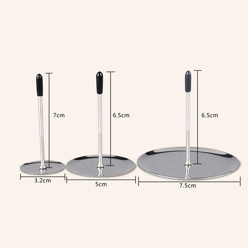 3 Pcs Different Sizes Flower Nail Decorating Nails Stainless Steel Cake Cupcake Decor Tools for Baking Practicing...