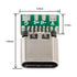 cablecc 10set DIY 4pin USB 2.0 Type C Female Socket Connector SMT Type with PC Board & Housing & 3.0mm SR...