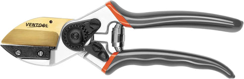 8.5" Sharp Bypass Pruning Shears, Heavy-duty Hand Pruners with SK5 Stainless Steel Blades, Power-lever Anvil Pruner, Tree Trimmers & Garden Clippe...