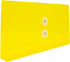 JAM PAPER Plastic Envelopes with Button & String Tie Closure - #10 Business Booklet - 5 1/4 x 10 - Yellow - 12/pack...