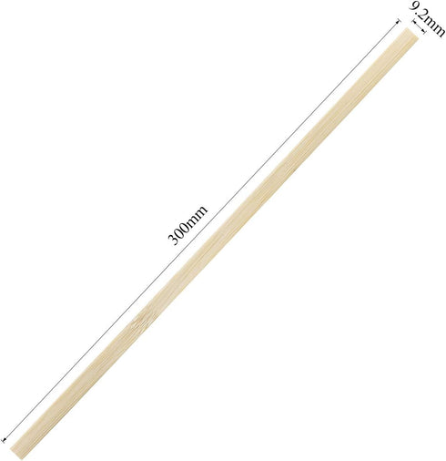 11.8 inches Wood Craft Sticks - Natural Bamboo Sticks, 30PCS...