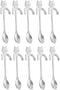 10PCS Stainless Steel Cute Mini Cat Spoon for Tea, Coffee, Dessert, Sugar, Ice Cream, etc (11.5cm/4.5inch) Silver...