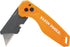 Klein Tools 44312 2-Piece Folding Utility Knife and Slide-Out Knife Set, FLICKBLADE, Retractable with On-Tool Blade Storage, Includes 5 Blades...