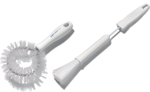 SPARTA 4016402 Plastic Curved Brush, Vegetable Brush With Stiff Bristles For Commercial Kitchens, 8.75 Inches, White...