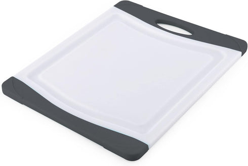 Farberware Nonslip Poly Cutting Board, 8x10-Inch, Gray and White...
