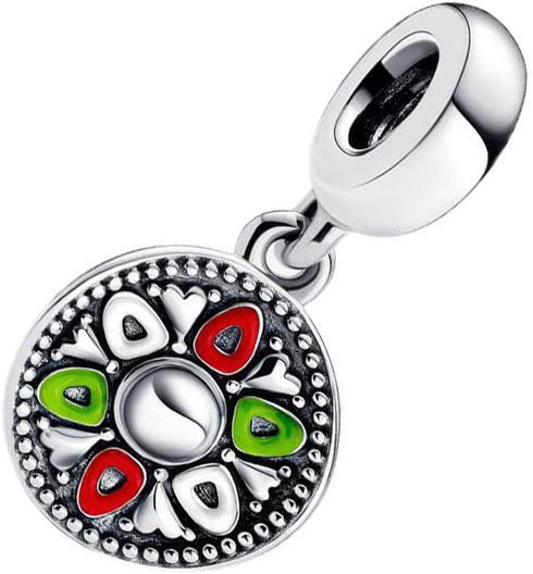 Sombrero Hat Dangle Charm Fit Women Bracelet Necklaces Fashion Gifts 925 Sterling Silver DIY Jewelry...