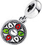 Sombrero Hat Dangle Charm Fit Women Bracelet Necklaces Fashion Gifts 925 Sterling Silver DIY Jewelry...