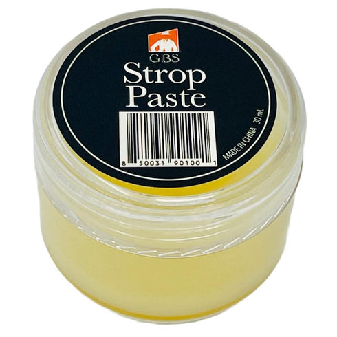 G.B.S Leather Strop 30ml Conditioning Paste Professional Hone and Sharpen your Shaving Razor, blade, knives, cutlery and tools- Leather Balm...