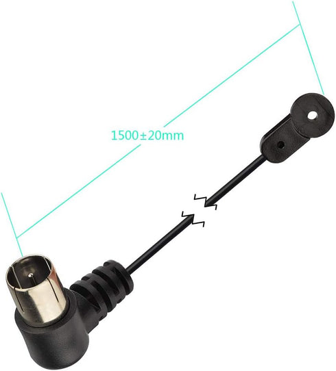 Bingfu FM Antenna 75 Ohm FM Antenna for Pioneer Onkyo Yamaha Marantz Bose Wave Music System Indoor Digital HD Radio FM Radio Bluetooth Stereo Rece...