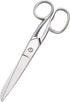 Silver Office Scissors, Heavy Duty Sewing, Tailor Fabric Sewing Paper Cutting Shears Stainless Steel Cutter Leather Art Craft Office Scissors (6 I...