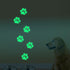 Marsway Cute Paw Print Night Luminous Removable Kids Room Wall Decal Glow in The Dark Decorative Sticker...