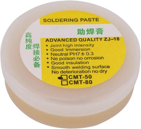 Solder Paste,Soldering Flux Paste Solder Welding Grease for Cell Phone PCB PGA BGA,for Mobile Phone, PC Board Card,High Bonding Strength(CMT-50)...
