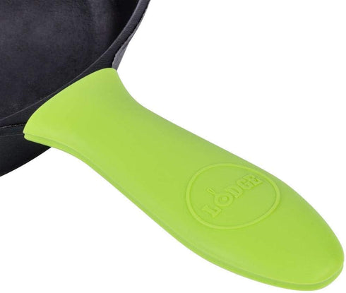 Lodge Silicone Hot Handle Holder - Dishwasher Safe Hot Handle Holder Designed for Lodge Cast Iron Skillets 9 Inches+ w/ Keyhole Handle - Reusable ...
