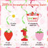 Strawberry 1st Birthday Party Hanging Swirls Decor, Fruit Strawberry Party Hanging Streamers for Strawberry Sweet One Birthday Girls Berry Sweet T...