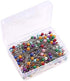 CCINEE 500 Pieces Multicolor Straight Pins Quilting Pearl Head Pins for Sewing and Other Crafts Making...