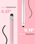 Stylus Pen for Touchscreen, Dual-end High Sensitivity Capacitive Stylus Pen for iPhone/iPad/Android/Samsung/Computer/Tablets, AmberVec Universal S...