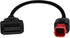 AMHTDOL Obd2 Adapter Cable for Guzzi Kawasaki Suzuki Motorcycle 6 Pin OBD Diagnostic Cable,for Yamaha KTM 6 Pin Obd1 to Obd2 Adapter Connector,Fit...