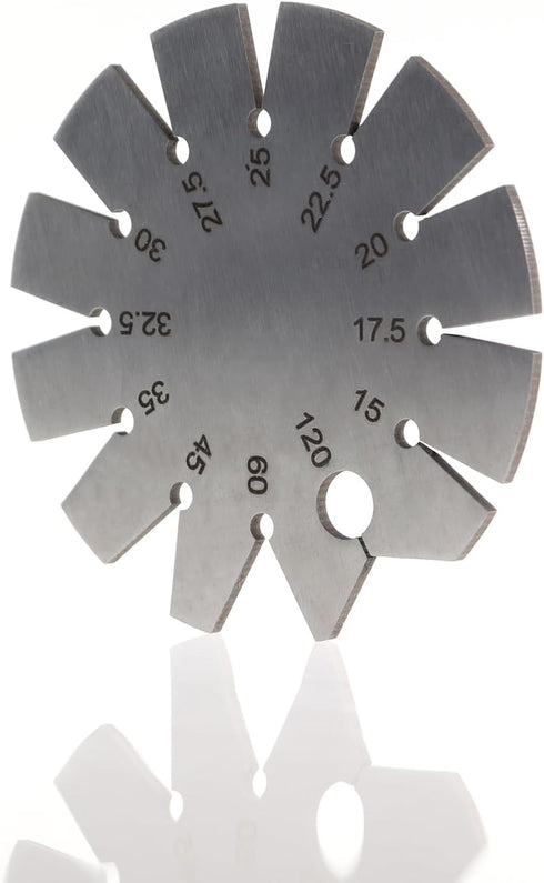 3 Inch Angle Finder Tool Round Blade Angle Finder Stainless Steel Bevel Gauge Silver Axe Angle Gauge Suitable for Woodworking and Machinery Measur...
