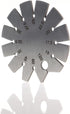 3 Inch Angle Finder Tool Round Blade Angle Finder Stainless Steel Bevel Gauge Silver Axe Angle Gauge Suitable for Woodworking and Machinery Measur...