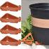 12Pcs Potted Plant Stand,Invisible Flower Pot Risers,Plastic Pot Feet Triangle Flower Planter,for Indoor And Outdoor Plant Pots...