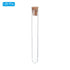 PATIKIL 7ml Plastic Test Tubes with Cork Stoppers, 20Pcs 100x12mm Tubes for Scientific Party Decoration Candy Bead Storage Bath Salt Lab Use, Clea...