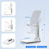 Cell Phone Stand, Angle Height Adjustable Cell Phone Holder with Silicon Pad for Desk Fully Forldable Mobile Phone Holder Compatible with All Mobi...