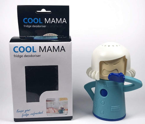 Chilly blue Mama Fridge Odor Absorber, Refrigerator Moisture Absorber & Freshener Holder,Add Baking Soda to Absorb Funky Odors in The Refrigerator...