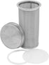 32oz Quart Cold Brew Coffee and Tea Maker Stainless Steel Filter for Mason Jars With Lid and 2 Silicone Seals (No Jar)...